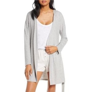 NEW! PJ Salvage Belted Duster Robe Hoodie